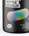 Matte Medicine Pill Bottle Mockup – High-Angle Shot