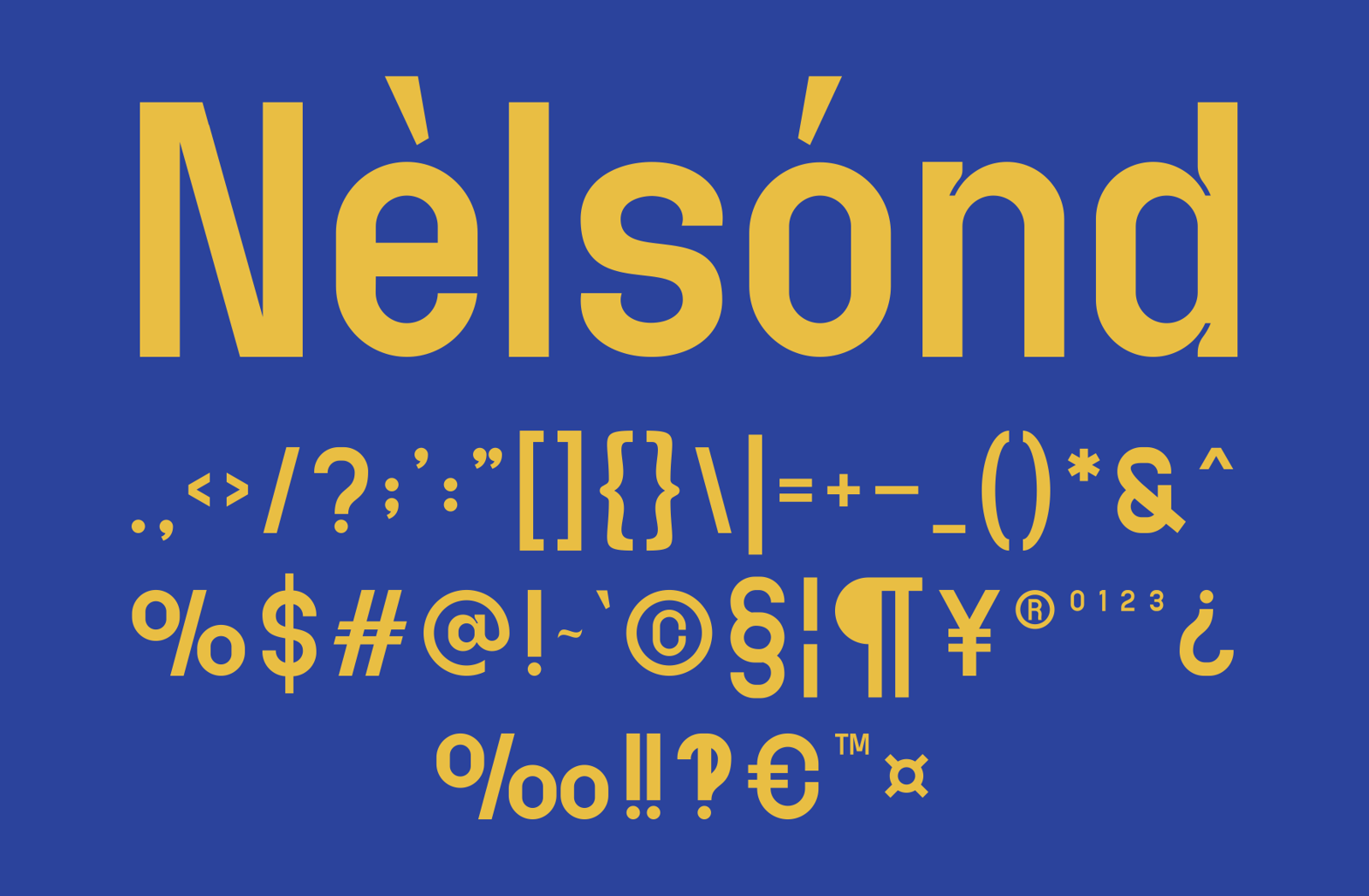 Nelsond Font