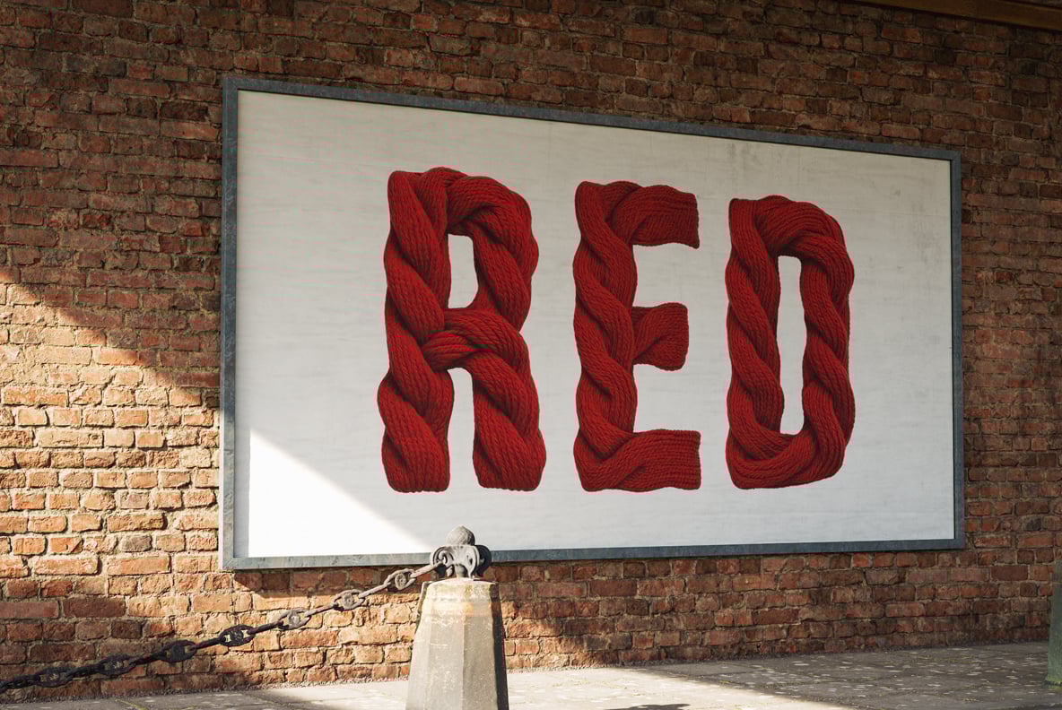 Crimson Knit Font