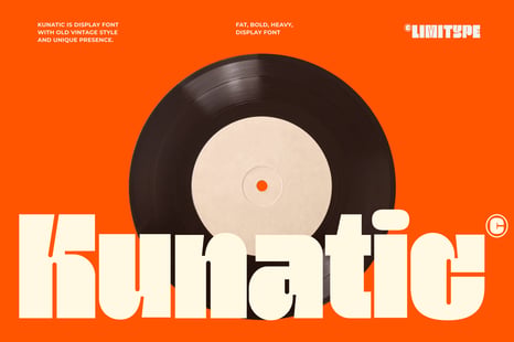 Kunatic - Retro Bold Font - Fonts