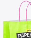 Kraft Paper Bag with Handles Mockup