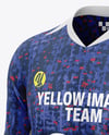 Soccer Kit Mockup - Half Side View