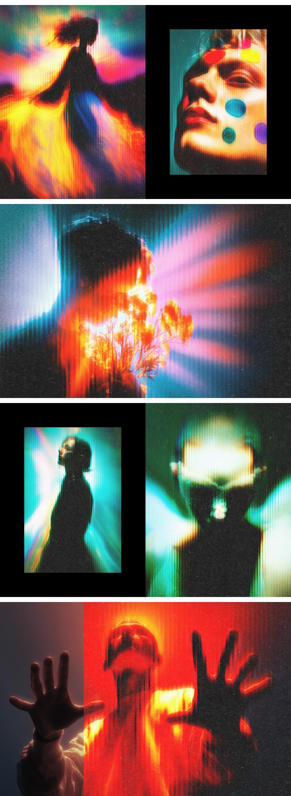 Glitched Color Photo Effect