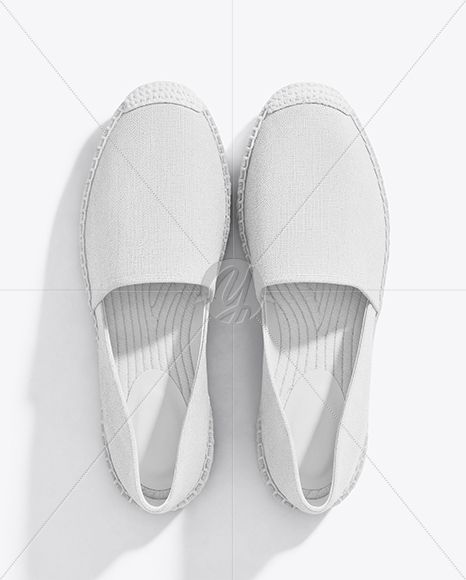 Pair of Women's Espadrilles Mockup