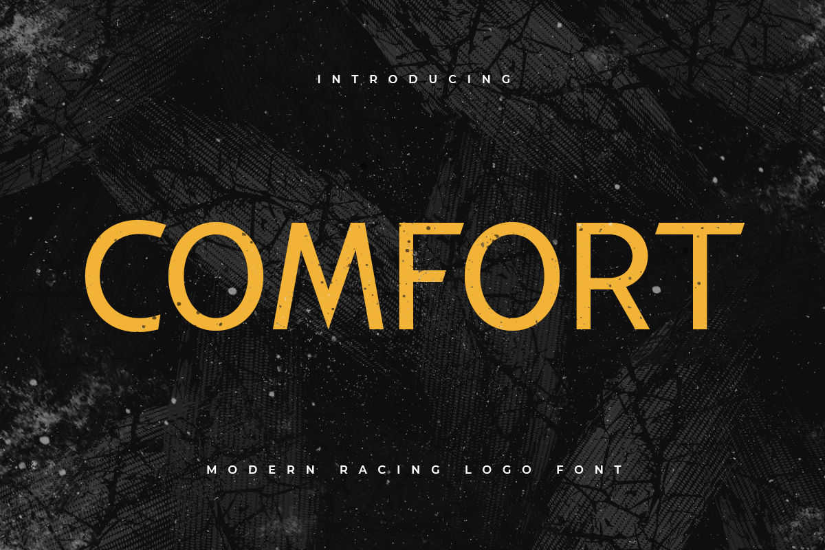 Comfort - Modern Racing Logo Font