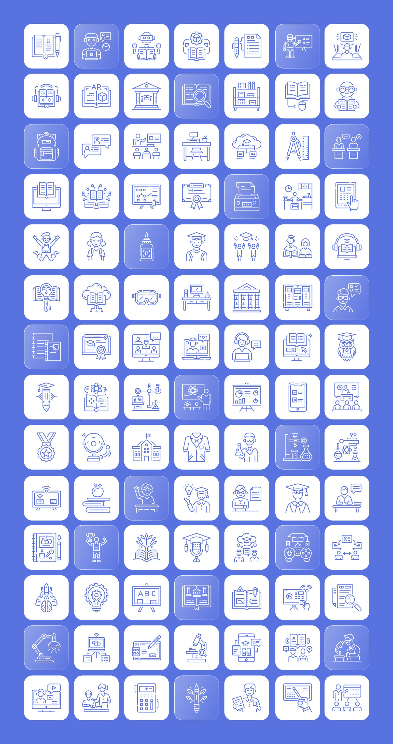 Education Icon Set