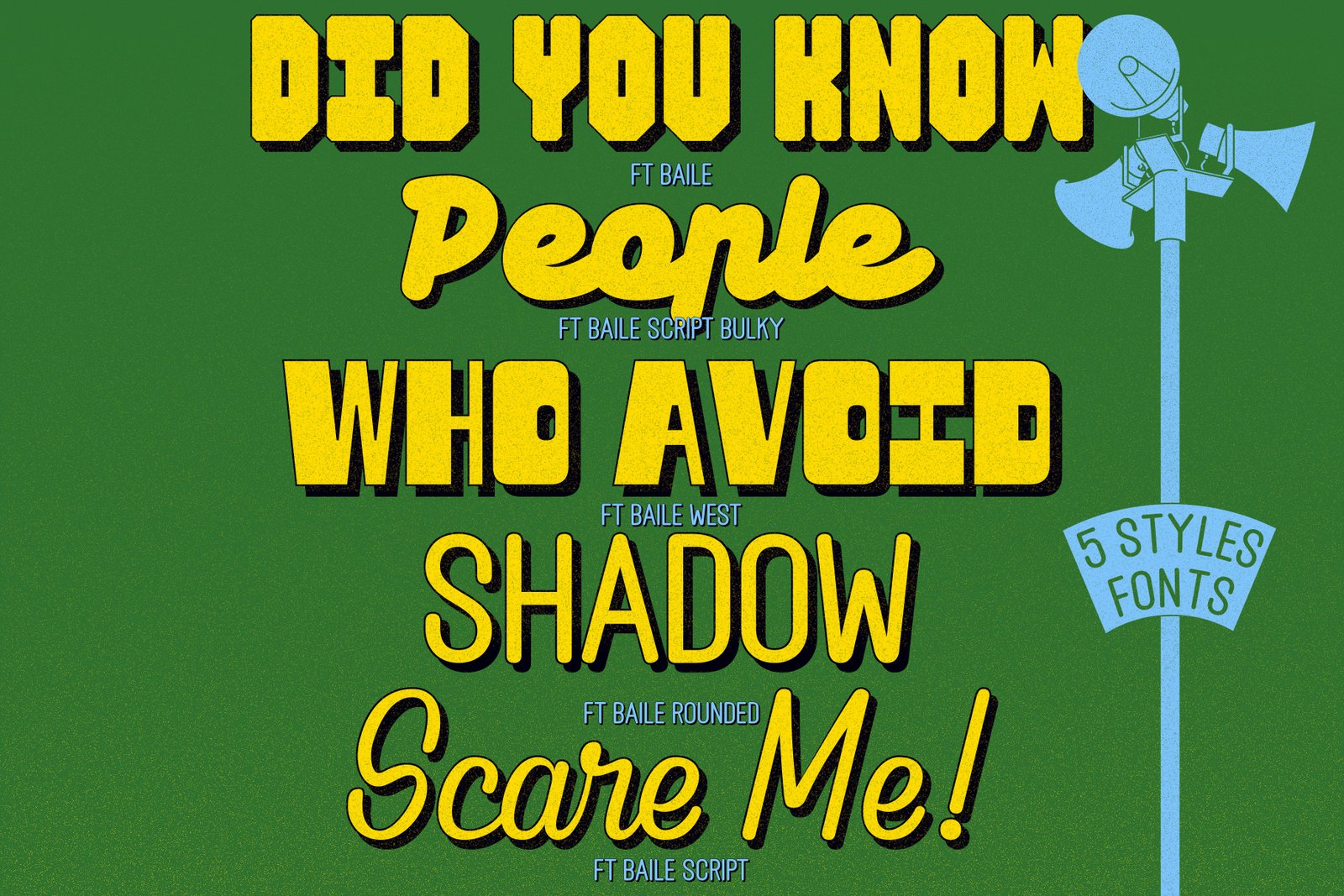 FT BAILE SHADOW FONT