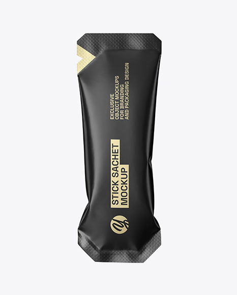Matte Stick Sachet Mockup