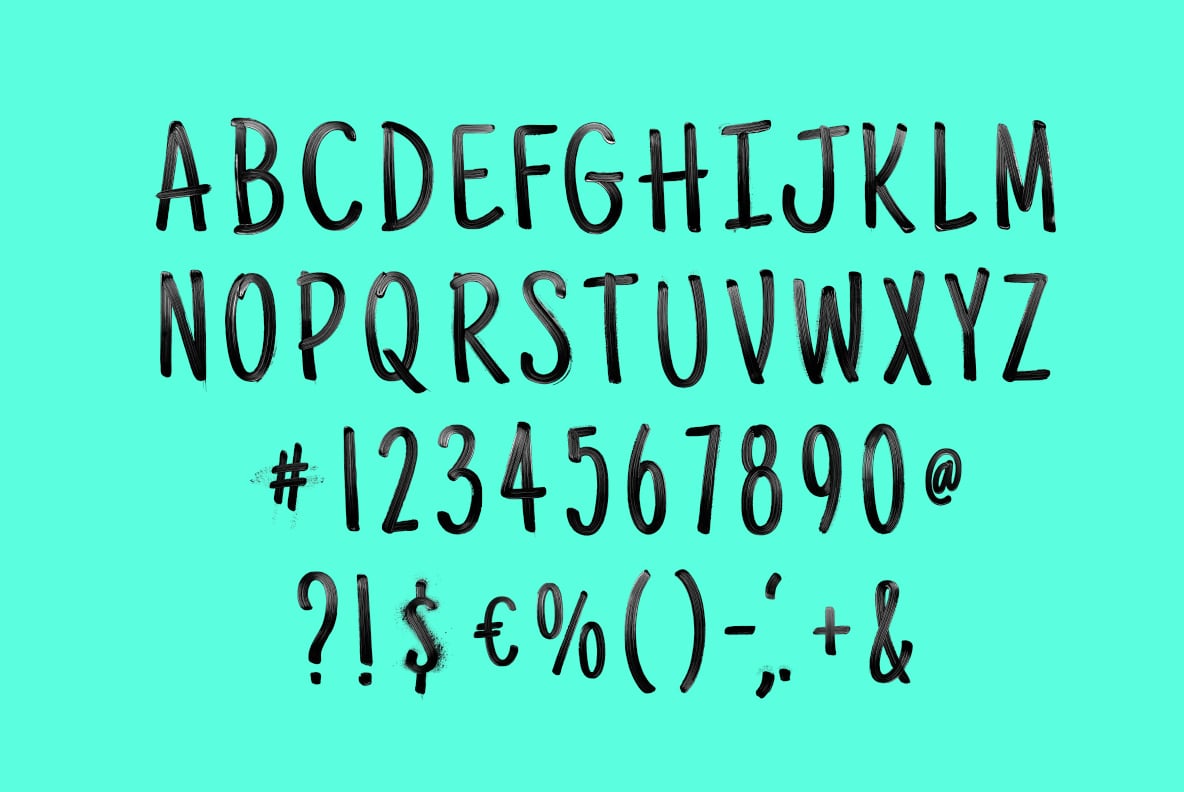 Black Swirl Font
