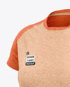 Heather T-Shirt Mockup - Half Side View