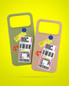 Two iPhone 17 Pro Cases Mockup