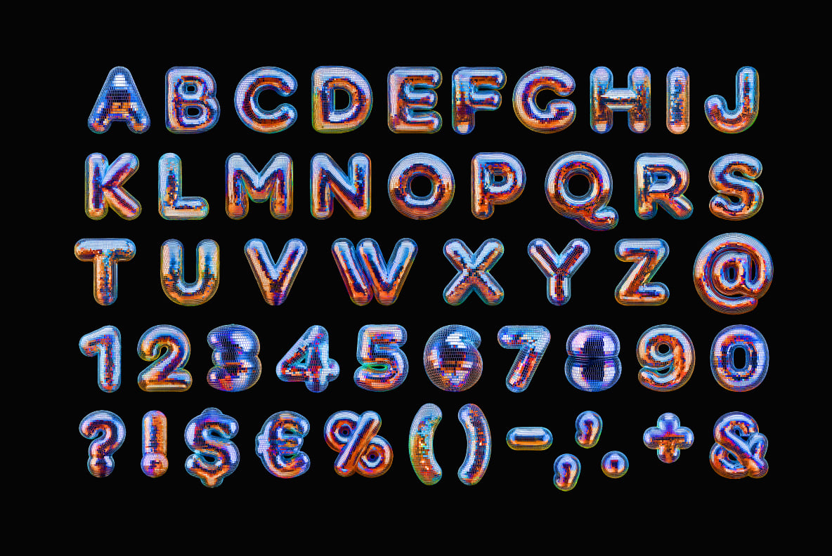 Disco-Pop Font