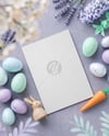 Minimal Easter Greeting Card Mockup