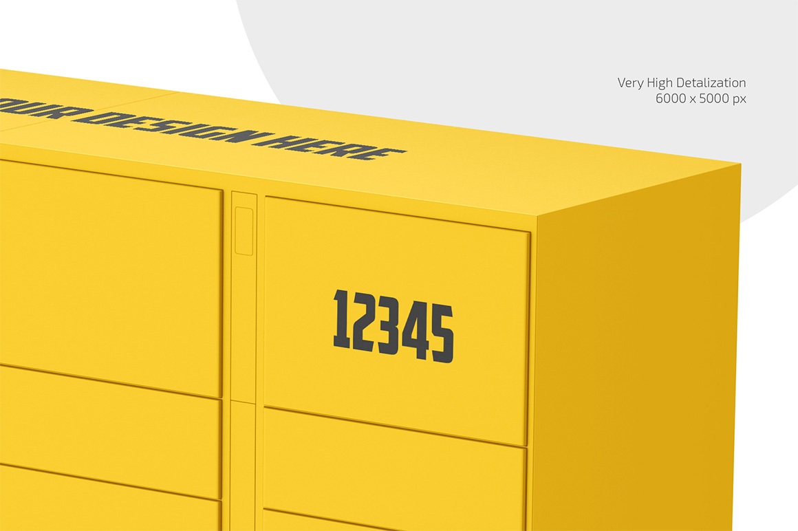 Pickup Locker Mockup Set