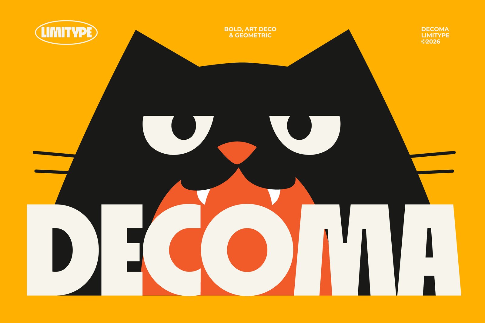 Decoma - Bold Geometric Font