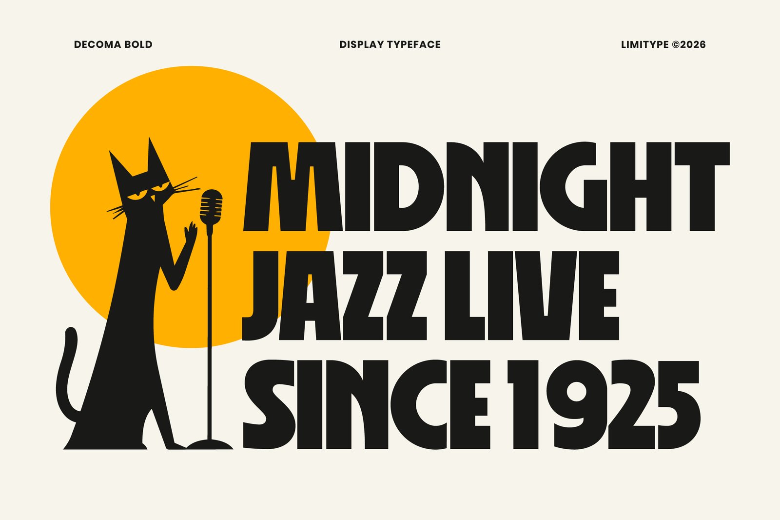 Decoma - Bold Geometric Font