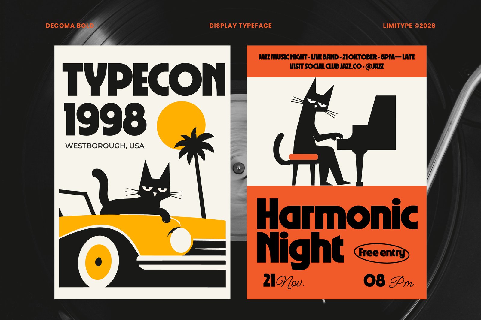 Decoma - Bold Geometric Font