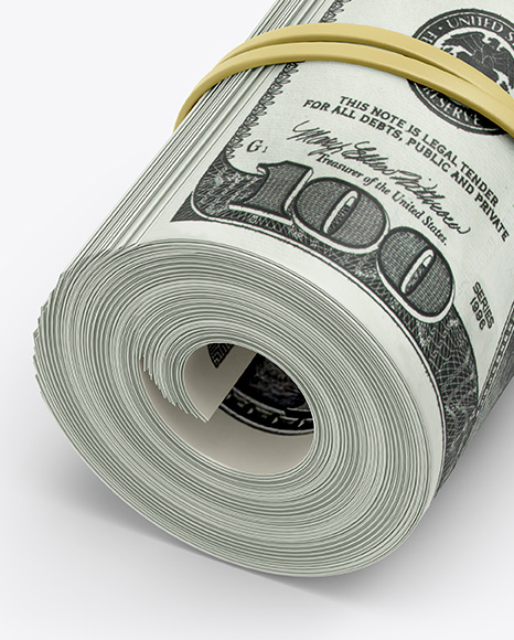 Money Roll Mockup
