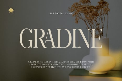 Gradine Font - Magazine font