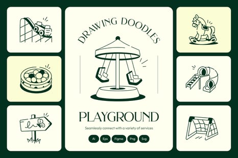 Playground Drawing Art Set - Graphics