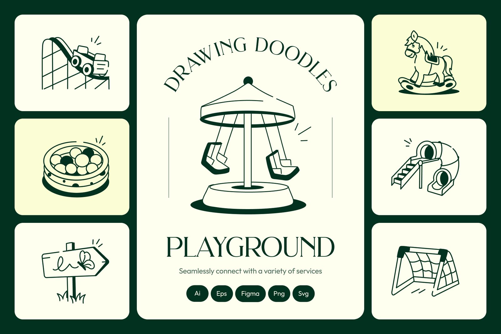 Playground Drawing Art Set