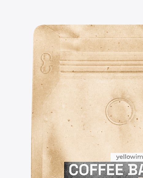 Kraft Coffee Package Mockup
