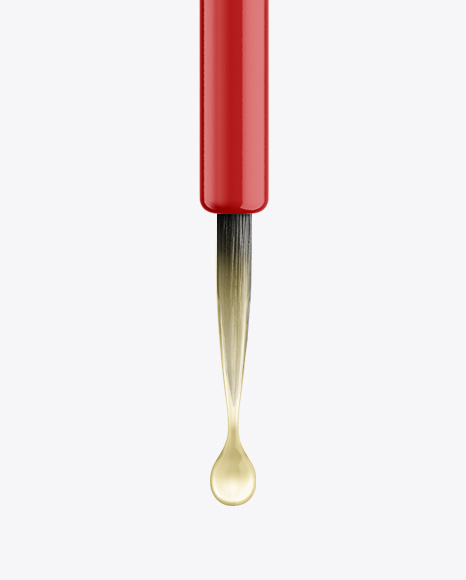 Glossy Hairoil Applicator Tube Mockup