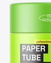 Paper Tube with Tea Mockup