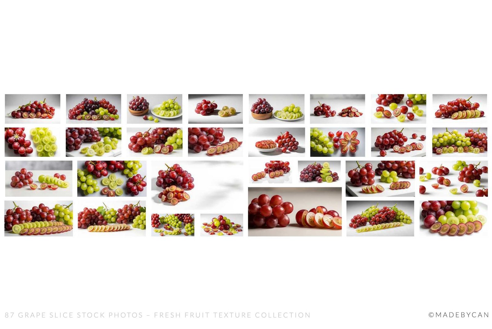 87 Grape Slice Stock Photos – Fresh Fruit Texture Collection