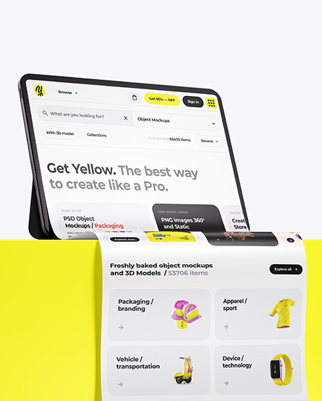 Long Scroll Mockup - Device mockups