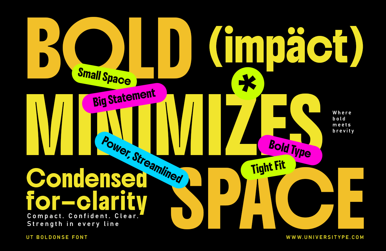 UT Boldonse - A Bold Condensed Sans Serif