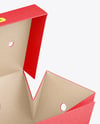 Kraft Paper Food Box Mockup