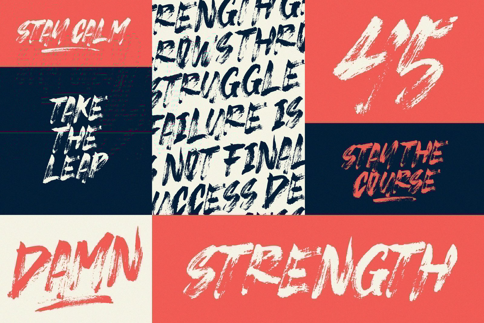 Strike Brush | Authentic Dry Brush Typeface