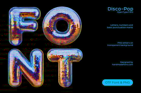 Disco-Pop Font - Cool Fonts