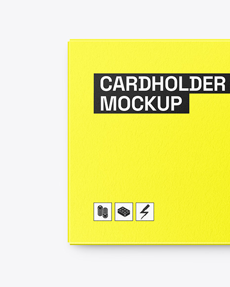 Credit Card w/ Paper Cardholder Mockup