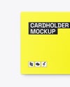 Credit Card w/ Paper Cardholder Mockup