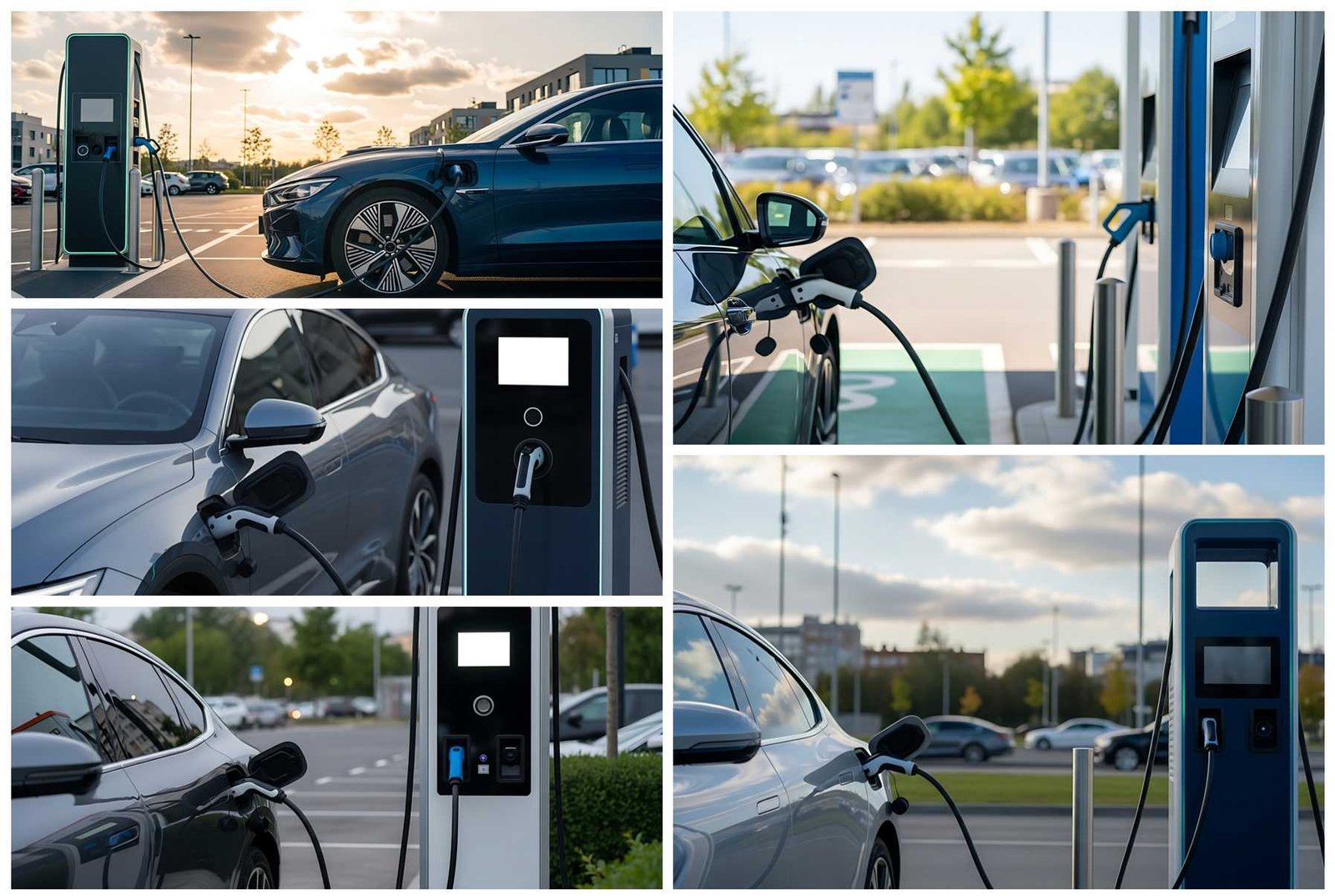 46 Electric Car Charging Stock Photos – Modern EV Technology