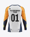 Training Long Sleeve Jersey Mockup -Back View