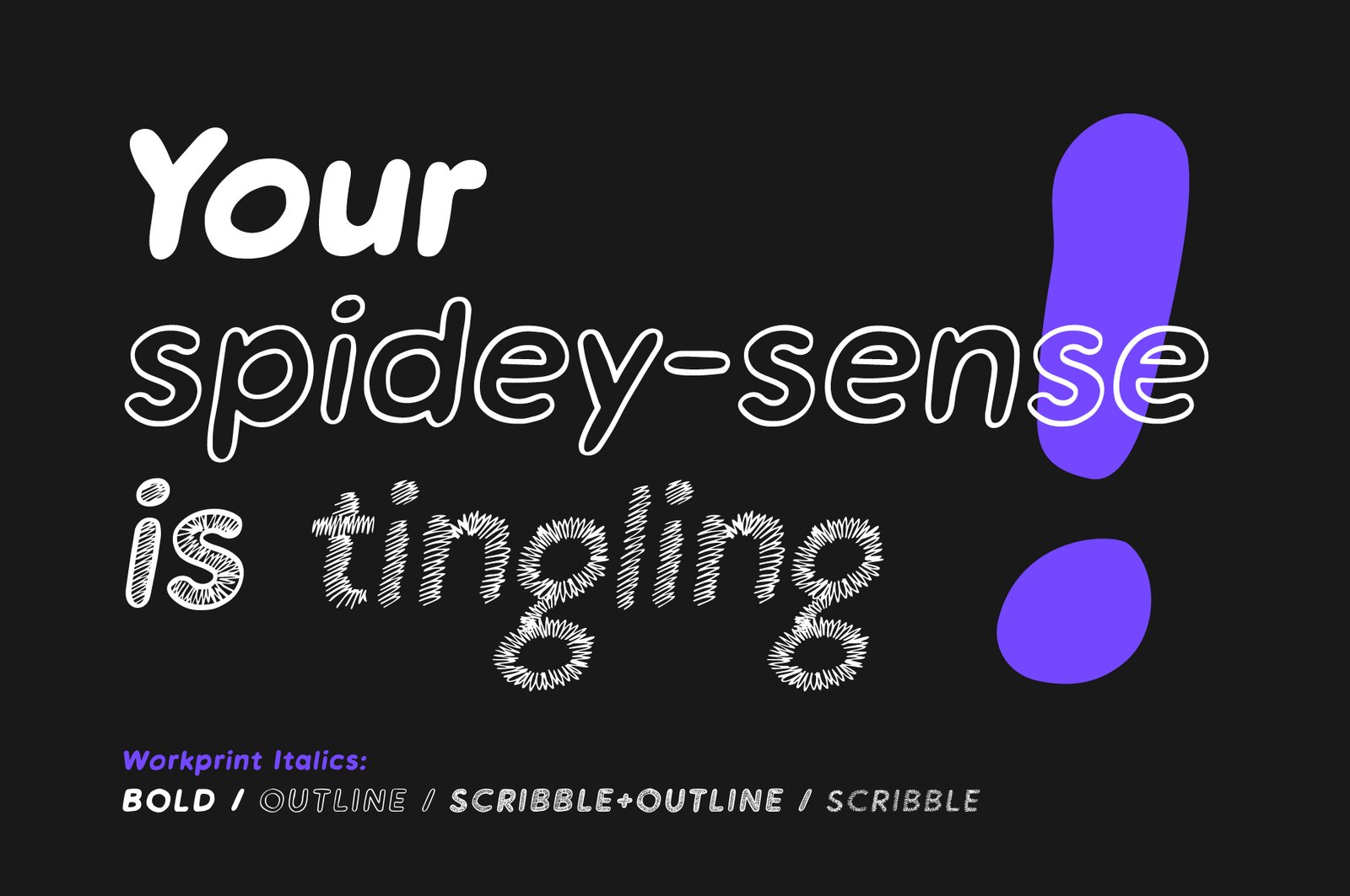 Workprint – A Hand-drawn Sans Serif Font