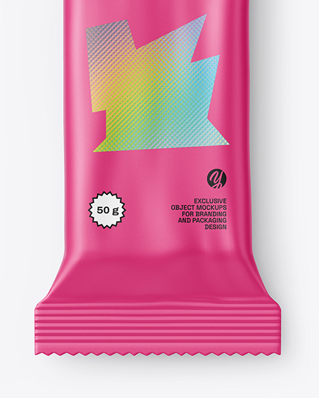 Matte Snack Bar w/ Hang Tab Mockup