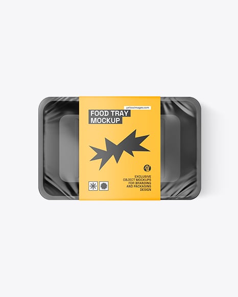 Empty Food Tray Mockup