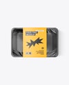 Empty Food Tray Mockup