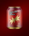 237ml Matte Aluminium Drink Can Mockup
