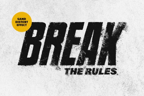Broken Distortion Text & Logo Effect - Text effect photoshop