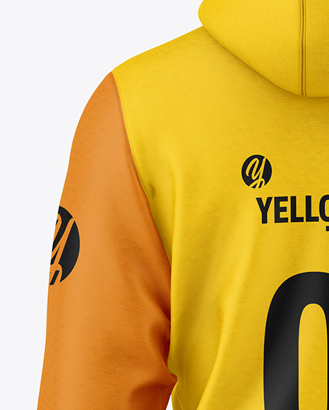 Men's Hoodie Mockup - Back View