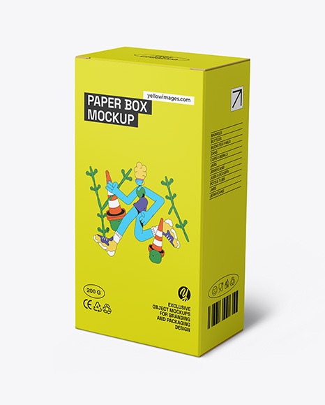 Paper Box Mockup