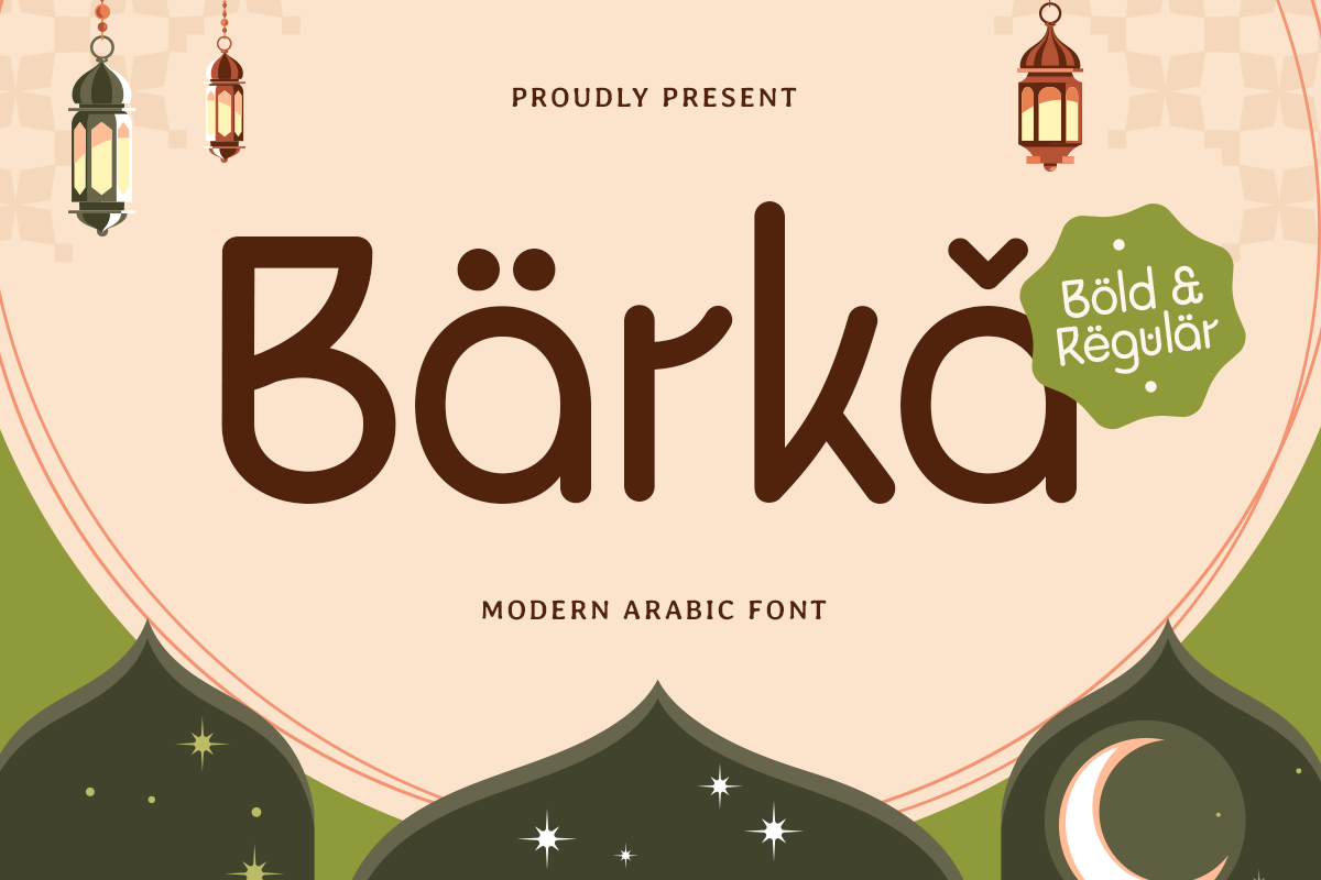Barka - Modern Arabic Font