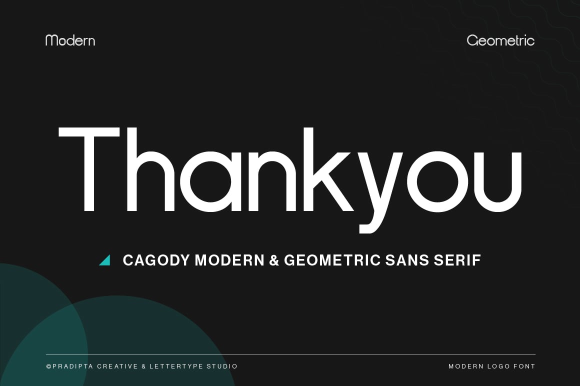 Cagody Modern &amp; Geometric Sans Serif