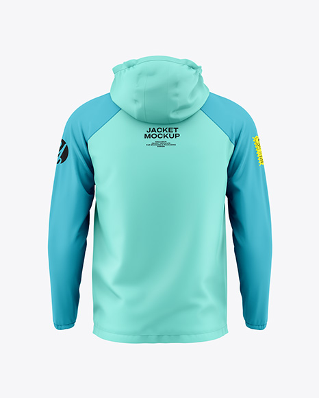 Men's Windbreaker Jacket Mockup