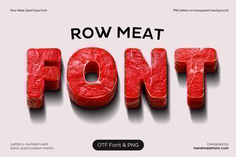 Row Meat Font - Fonts